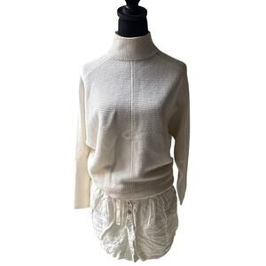 Pure Collection Wool Cashmere Sweater Cream Ivory Size 4